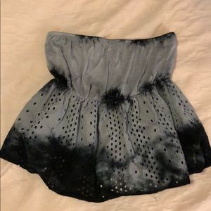 american eagle flowy tube top